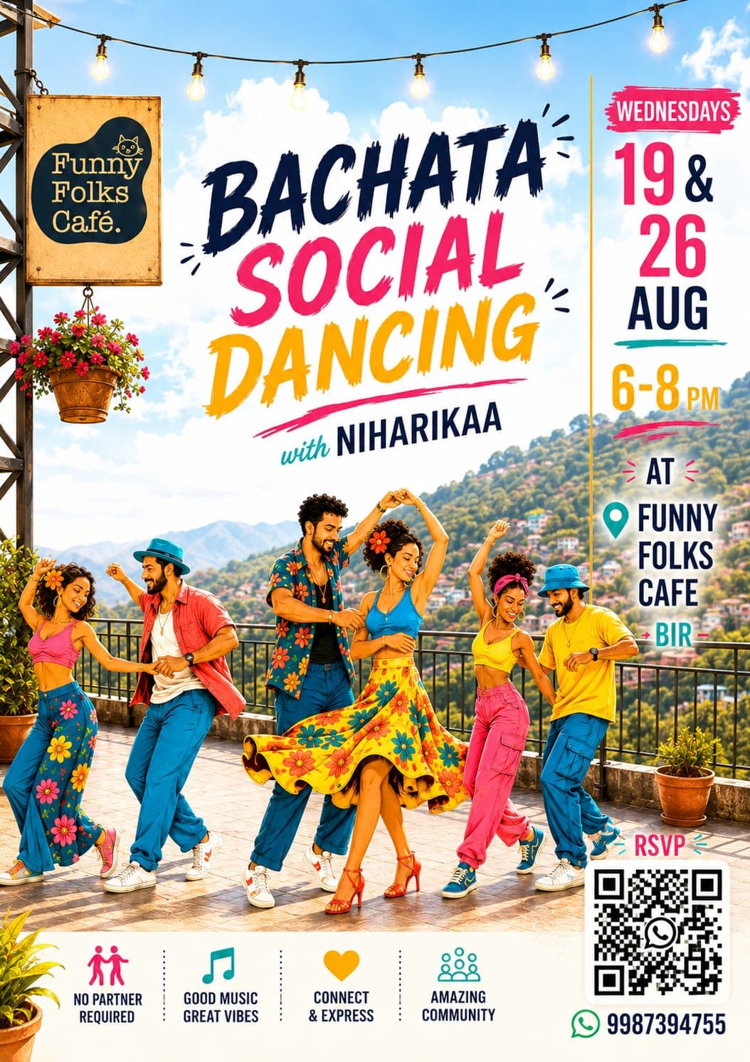 Bachata Social Dancing with Niharikaa
